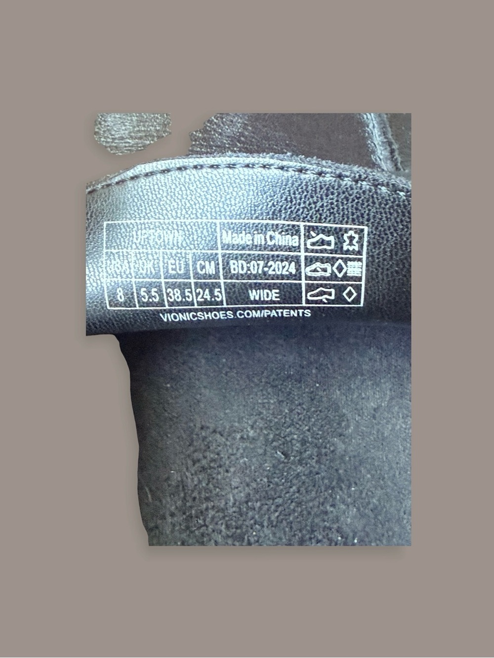 Vionic Uptown Slip-On Lug Sole Loafers in Black Leather - Picture 9 of 9
